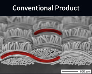 Deltapeak WV woven structure example
