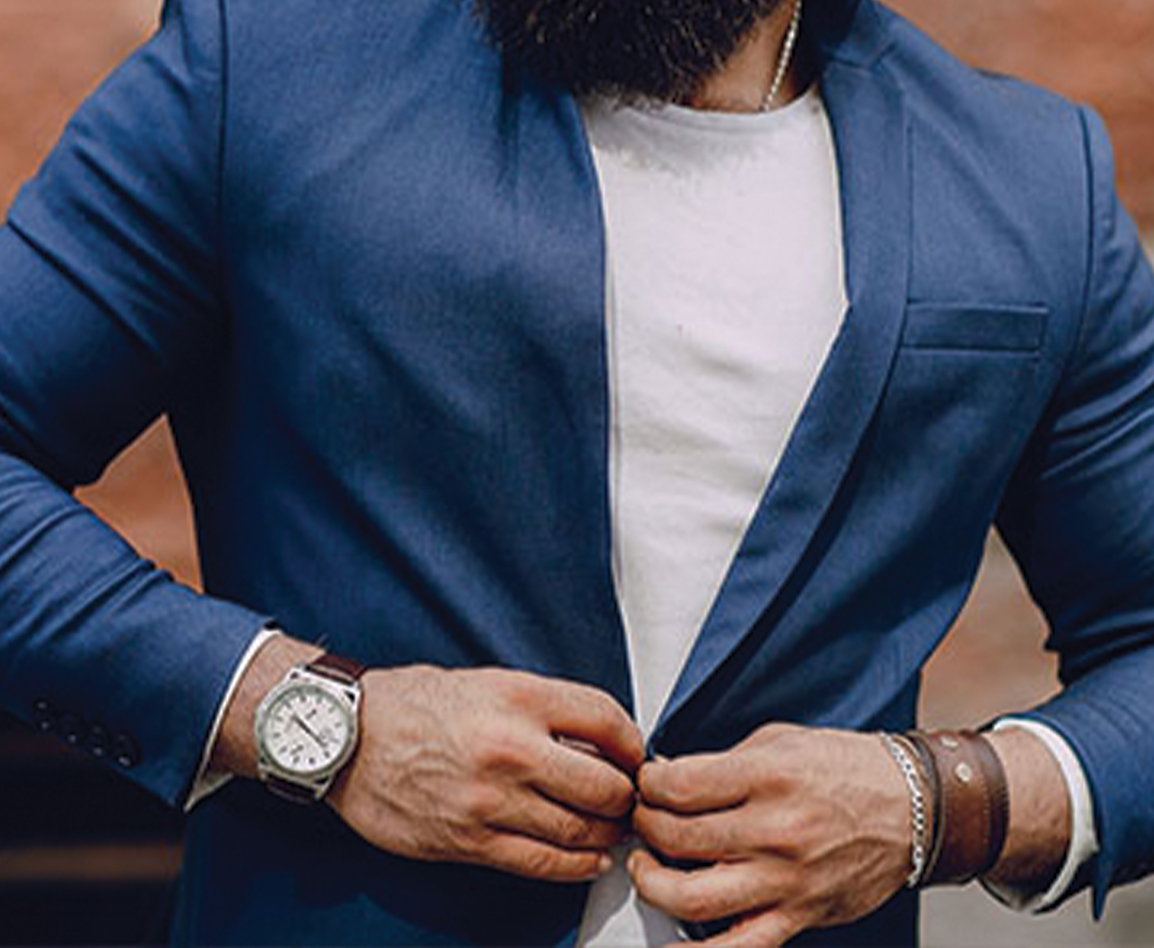 Formal classic outerwear application example