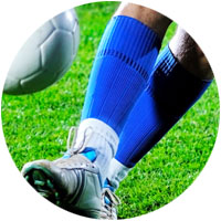 Sports socks material sample